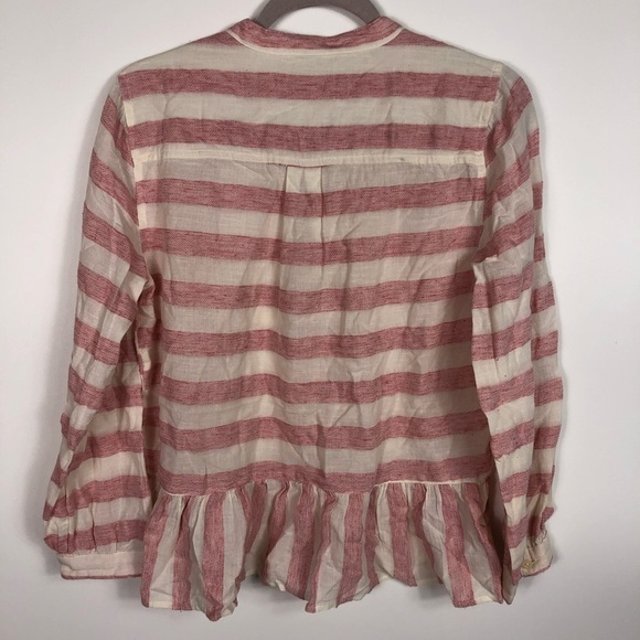 Lucky‎ brand long sleeve striped top women’s medium - Picture 8 of 9